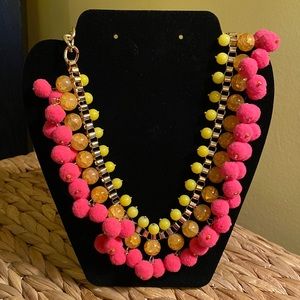INC brand new pink & yellow ball necklace